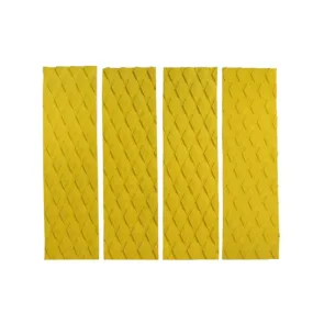 4pcs /Set EVA Shortboard Surfboard Diamond Anti-skid Pad(Yellow)