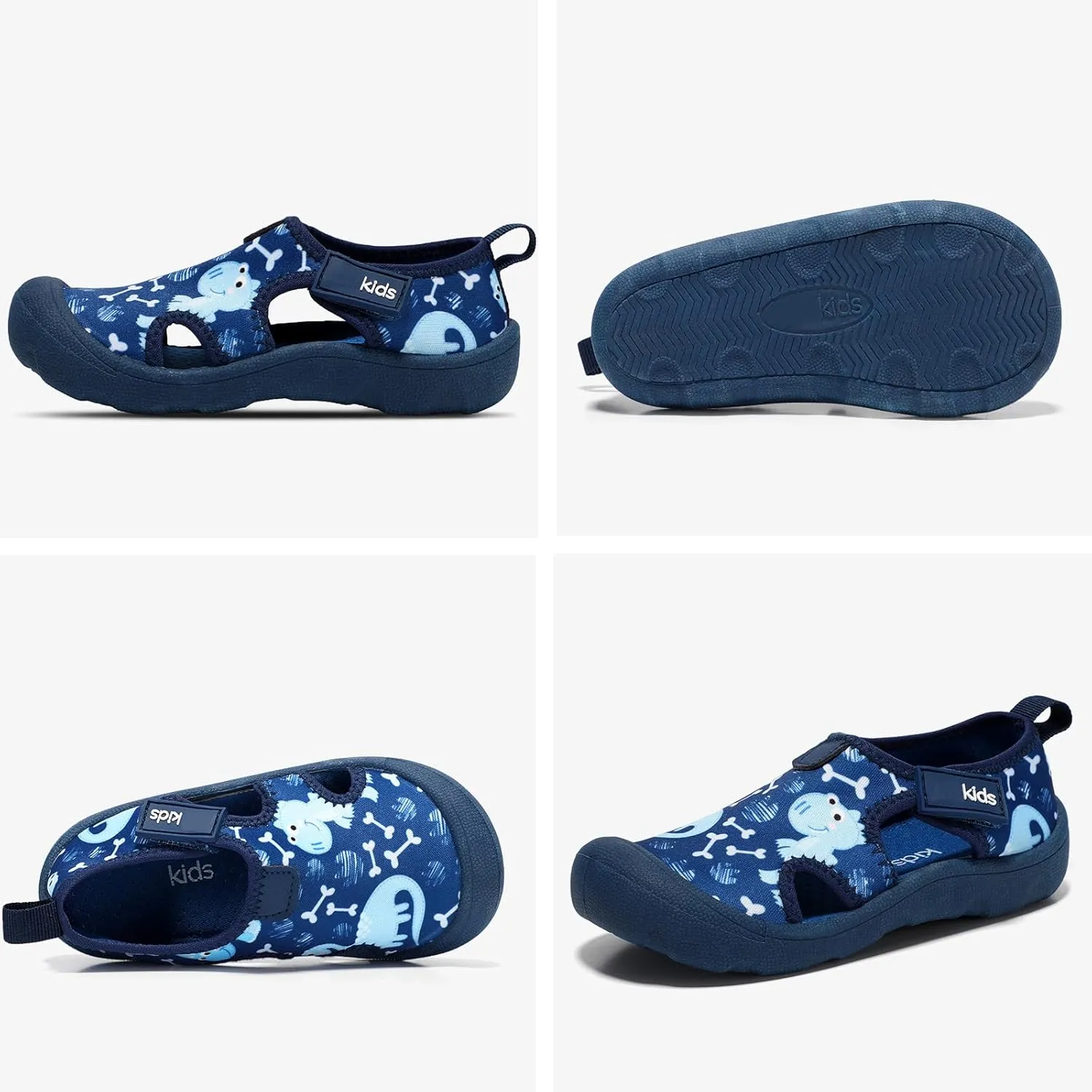 Boys Girls Water Shoes Quick-Dry Wide Toe Box Shoes Toddler Cute Beach Swim Pool Shoes(Toddler/Little Kid)