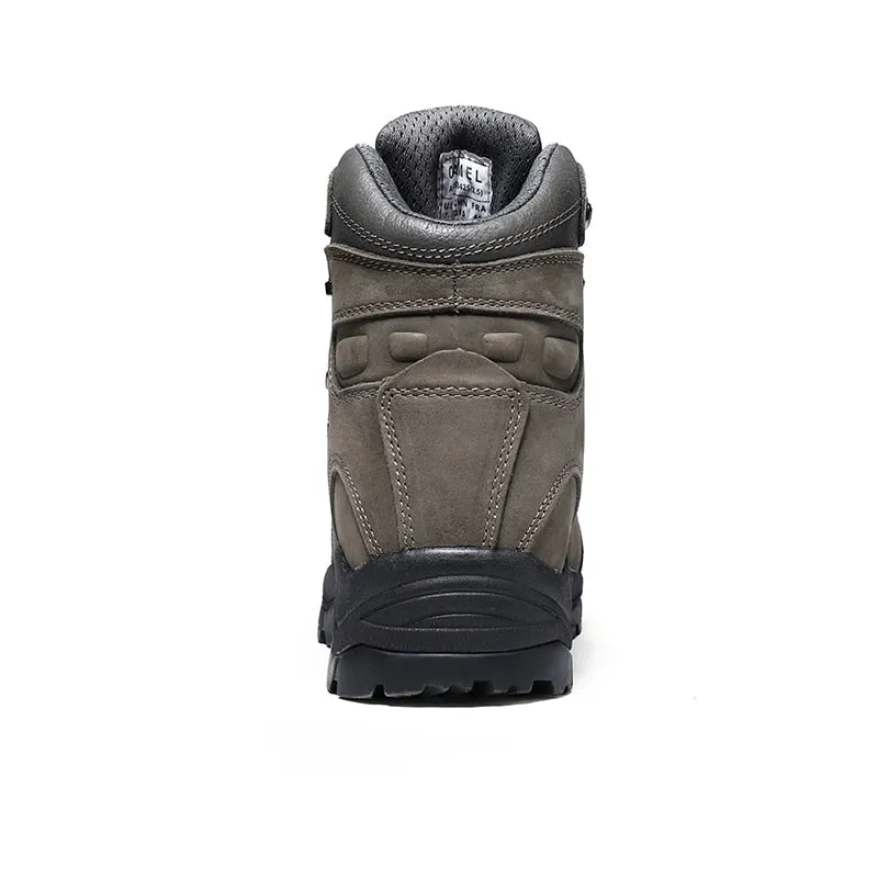 CAMEL Men Hiking Shoes Anti slip Genuine Leather Damping Tactical Warm