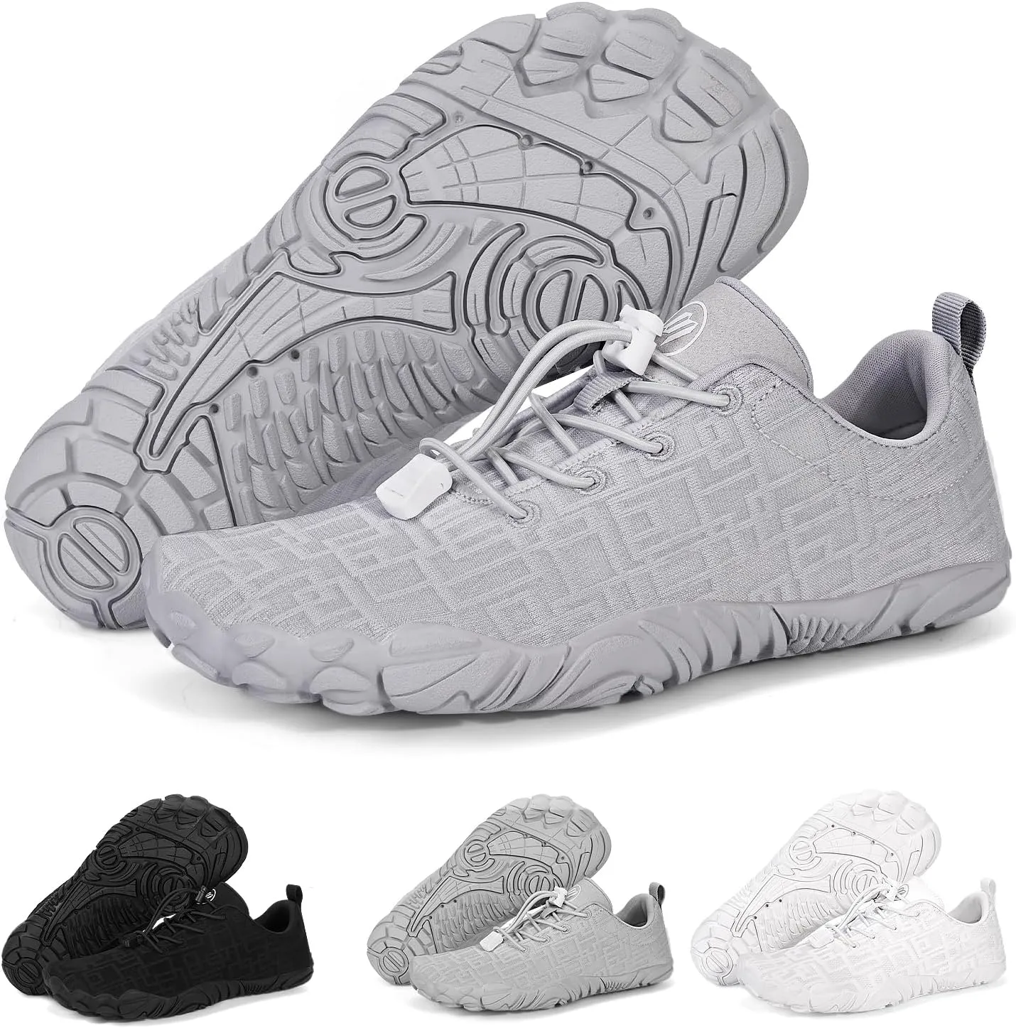 Hike Barefoot Shoes Women Men with Wide Toe Box Footwear Healthy Non-Slip Hike Beach Pool Aqua Swim Surf Hiking Running Athletic Water Shoe