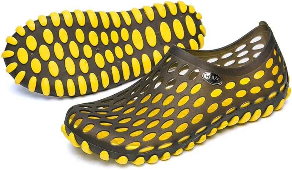 LEADER SHOW  Men's Ultralight Hollow Sandals Summer Aqua Breathable Comfort Water Shoes