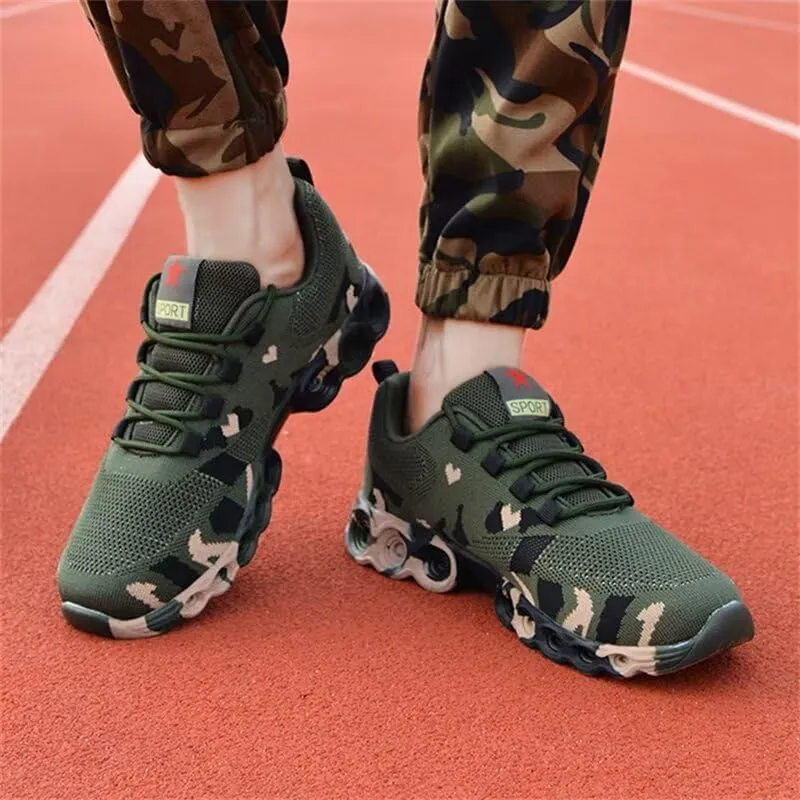 Men Women Breathable Camouflage Sport Shoes for Hiking Running Walking