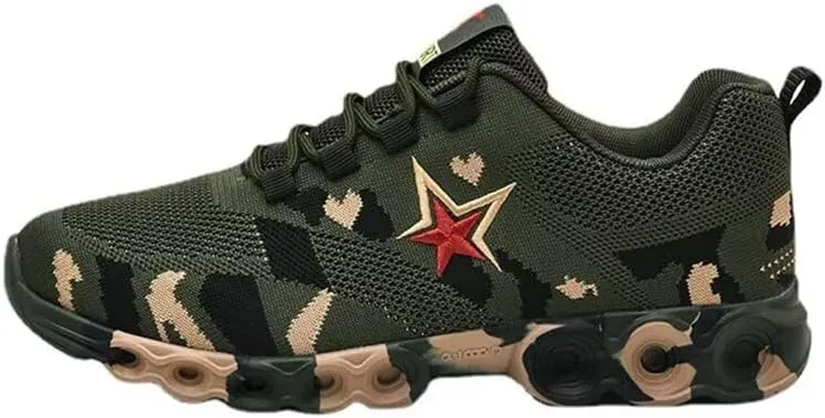 Men Women Breathable Camouflage Sport Shoes for Hiking Running Walking