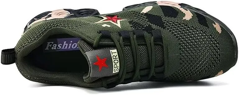 Men Women Breathable Camouflage Sport Shoes for Hiking Running Walking