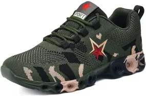 Men Women Breathable Camouflage Sport Shoes for Hiking Running Walking