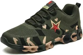 Men Women Breathable Camouflage Sport Shoes for Hiking Running Walking