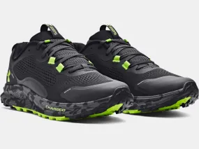 Men's UA Charged Bandit Trail 2 Running Shoe - Jet Gray/Black/Lime Surge