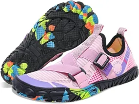 Men's Water Shoes: Quick Dry Swim Shoes for Men & Women, Non-Slip Barefoot Shoes for Beach, Hiking, Diving - Unisex Water Shoes with Nylon & Rubber