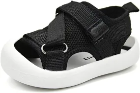 OAISNIT Baby Boys Girls Sports Sandals Lightweight Anti-Slip Rubber Sole Beach Aquatic Water Shoes Summer Toddler First Walking Shoe