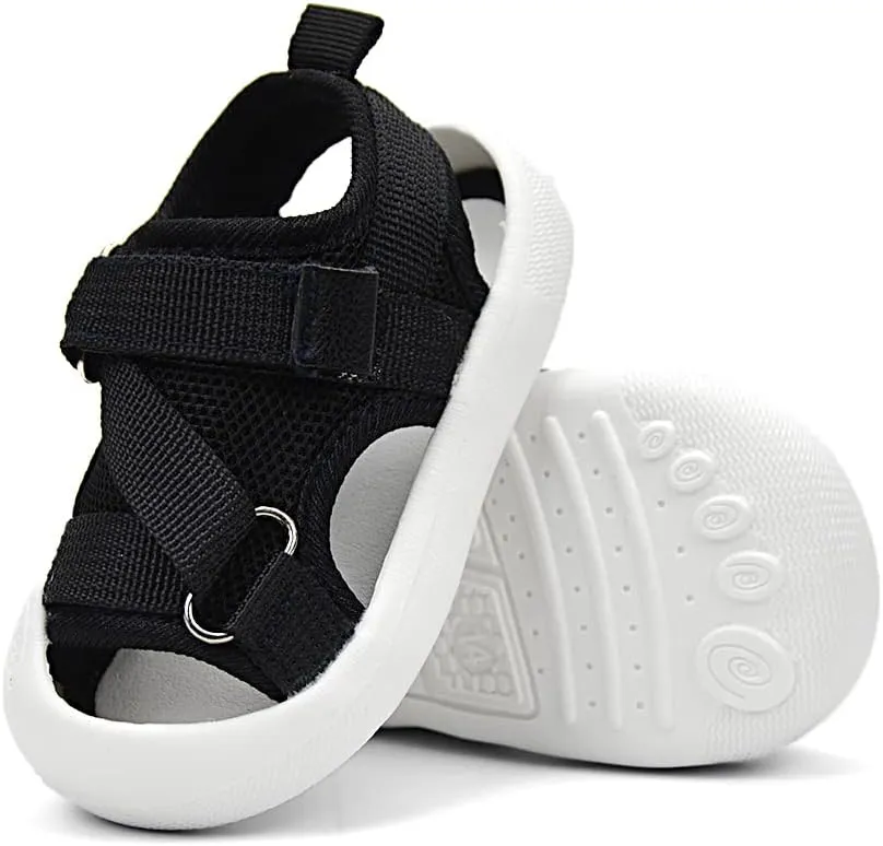 OAISNIT Baby Boys Girls Sports Sandals Lightweight Anti-Slip Rubber Sole Beach Aquatic Water Shoes Summer Toddler First Walking Shoe