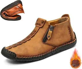 Phanile Mens Shoes, Men's Outdoor Comfy Arch Support Waterproof Walking Shoes, Orthopedic Sneakers Slip on Loafers