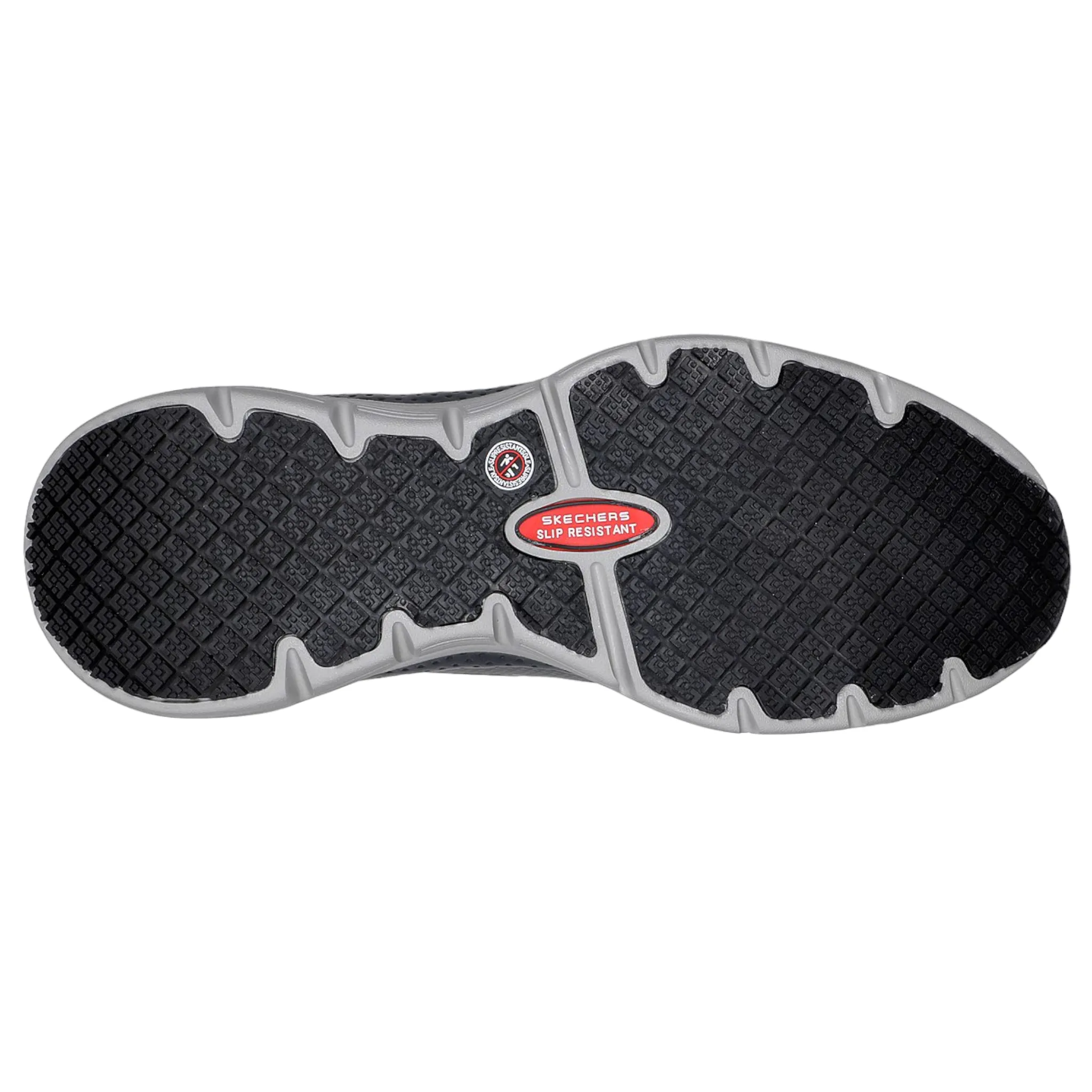 Skechers Men's 200152 Arch Fit SR Vigorit Gray Safety Toe Work Shoes