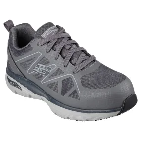 Skechers Men's 200152 Arch Fit SR Vigorit Gray Safety Toe Work Shoes
