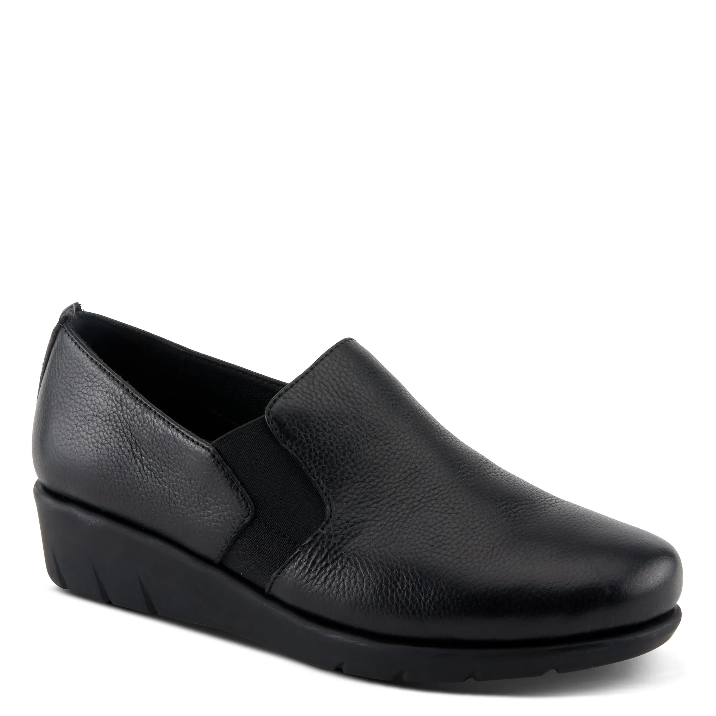 Spring Step Shoes Arete Women's Premium Leather Wedge Slip On Shoes