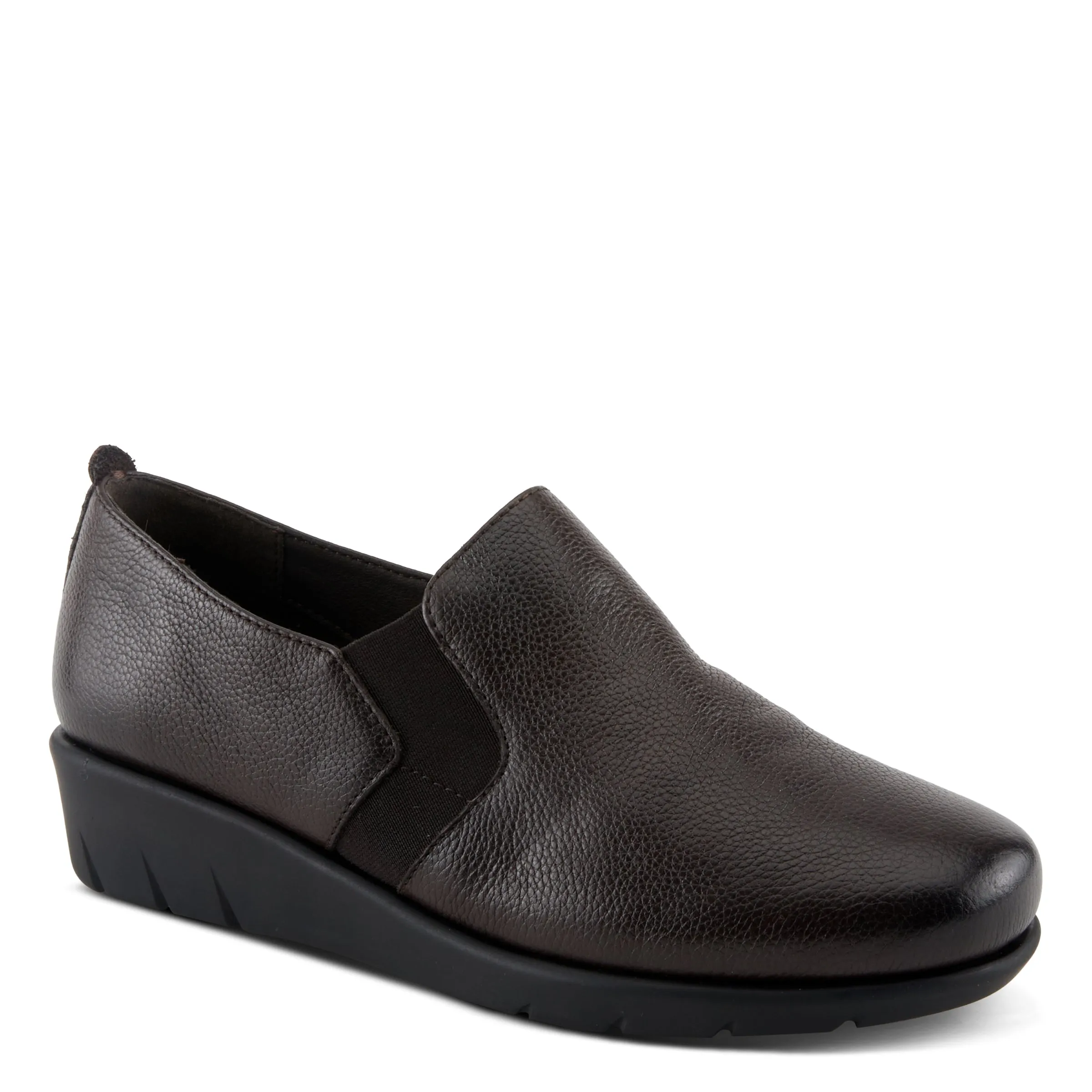 Spring Step Shoes Arete Women's Premium Leather Wedge Slip On Shoes