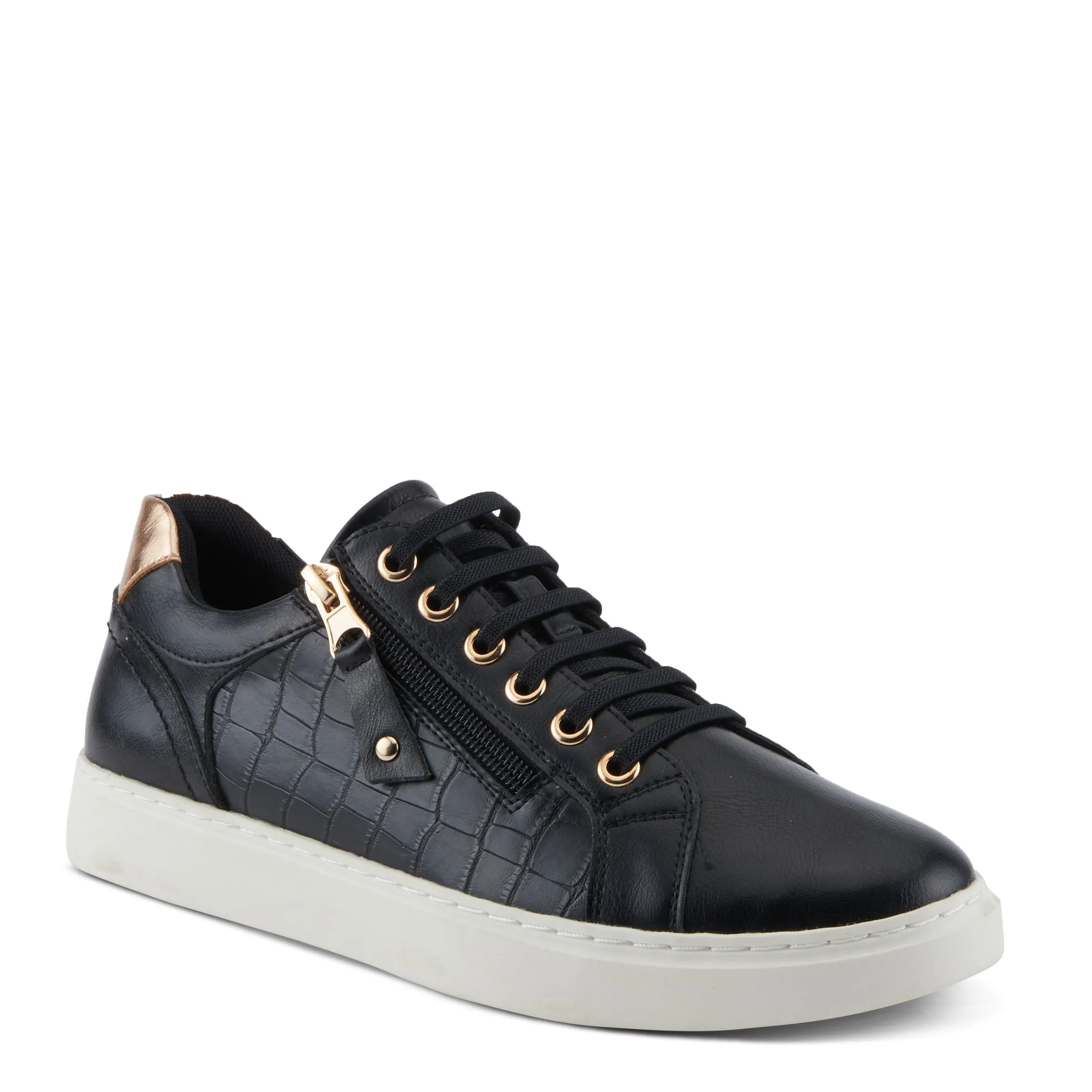 Spring Step Shoes Patrizia Kaeli Women's Leather Croc Sneakers