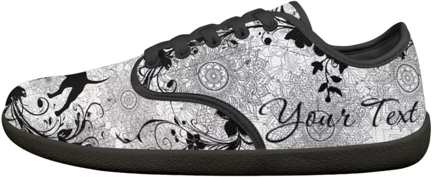 Unisex Custom Running Sneakers Walking Shoes Work Loafers Design Your Own Text/Name for Women Men