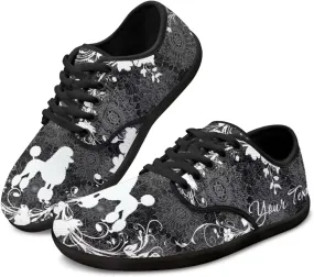 Unisex Custom Running Sneakers Walking Shoes Work Loafers Design Your Own Text/Name for Women Men