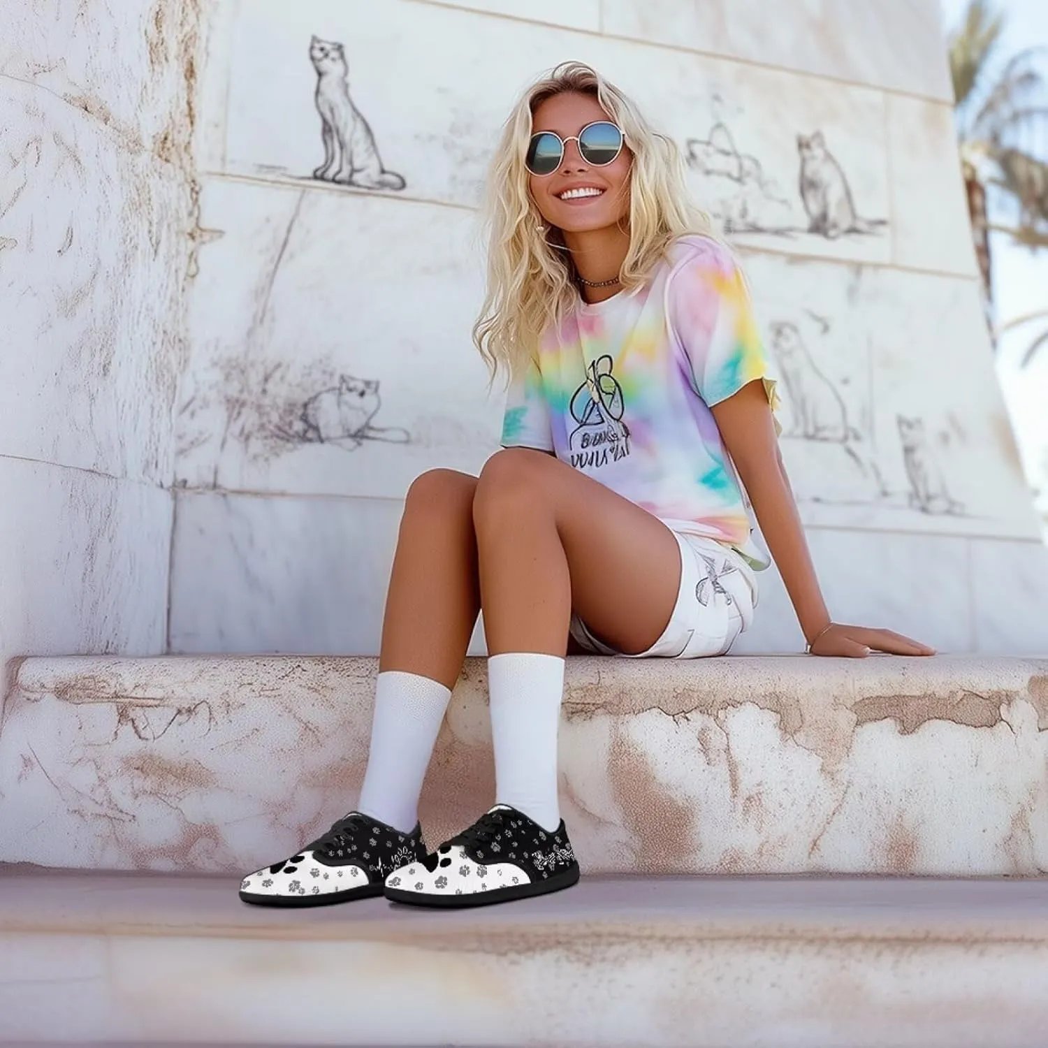 Unisex Custom Running Sneakers Walking Shoes Work Loafers Design Your Own Text/Name for Women Men