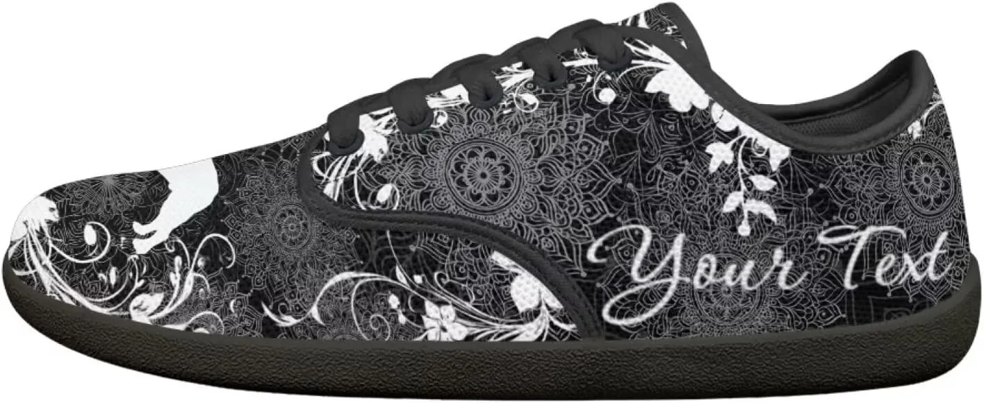 Unisex Custom Running Sneakers Walking Shoes Work Loafers Design Your Own Text/Name for Women Men