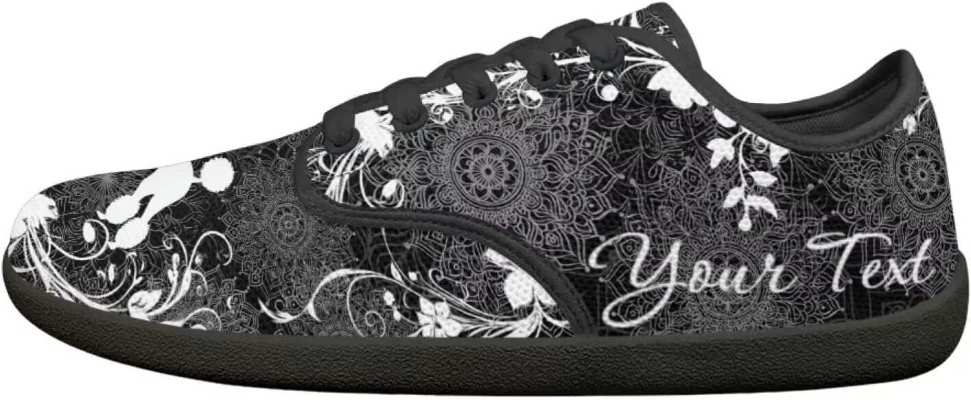 Unisex Custom Running Sneakers Walking Shoes Work Loafers Design Your Own Text/Name for Women Men