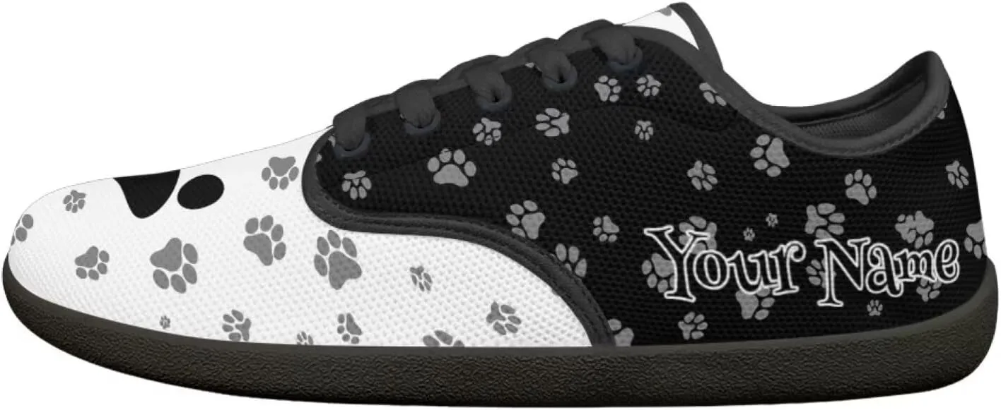 Unisex Custom Running Sneakers Walking Shoes Work Loafers Design Your Own Text/Name for Women Men