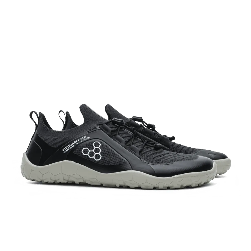 Vivobarefoot Primus Trail Knit FG Mens Obsidian/Pelican
