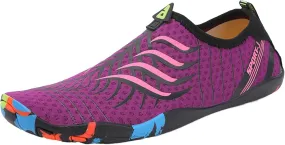 Water Shoes Men Wide Toe Breathable Barefoot Shoes Women Hiking for Boating Fishing Diving Surfing