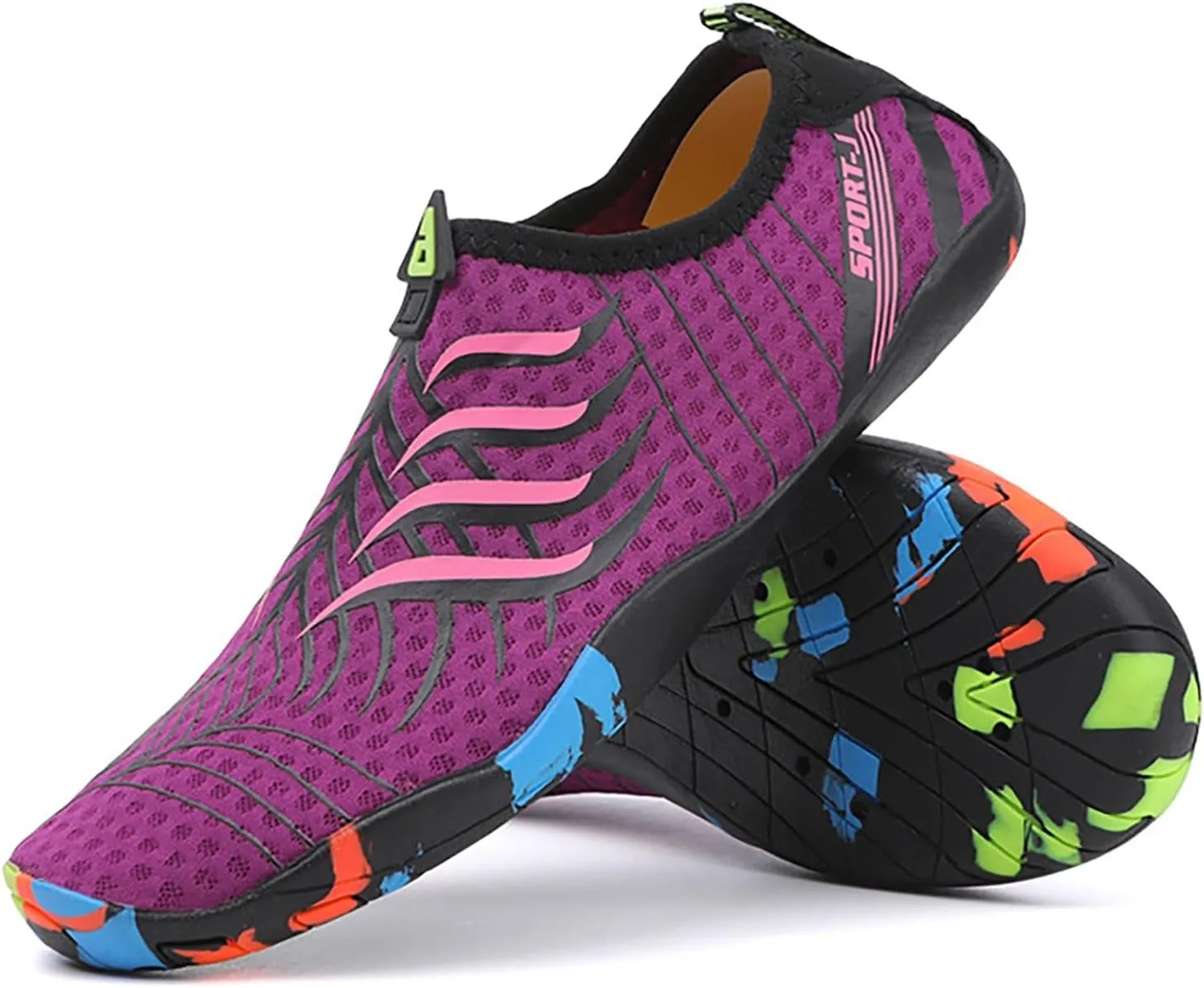 Water Shoes Men Wide Toe Breathable Barefoot Shoes Women Hiking for Boating Fishing Diving Surfing