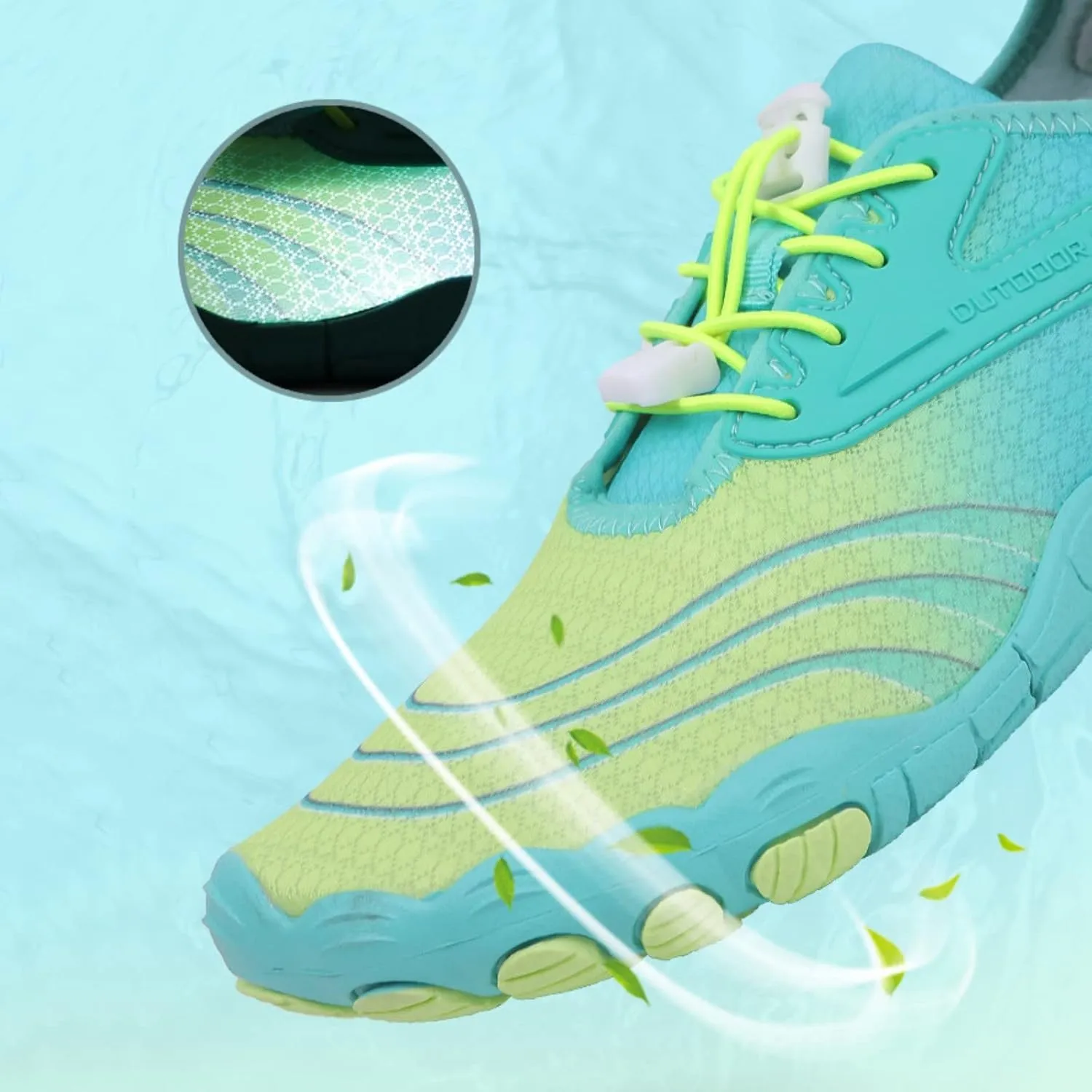 Water Sports Shoes Mens Womens Quick Dry Barefoot Aqua Swim Beach Pool Surf Hiking Kayaking Diving Yoga Breathable Design