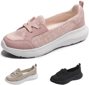Women Comfy Orthopedic Walking Shoes, 2024 New Orthopedic Women's Breathable Slip On Arch Support Non-Slip Shoes