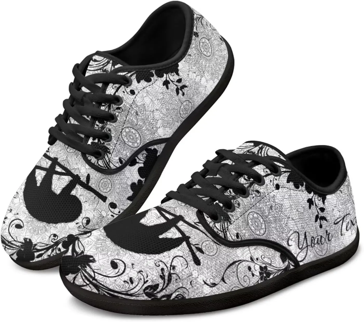 Women's Men's Custom Walking Barefoot Shoes Running Sneakers Slip On Skate Flats Work Loafers