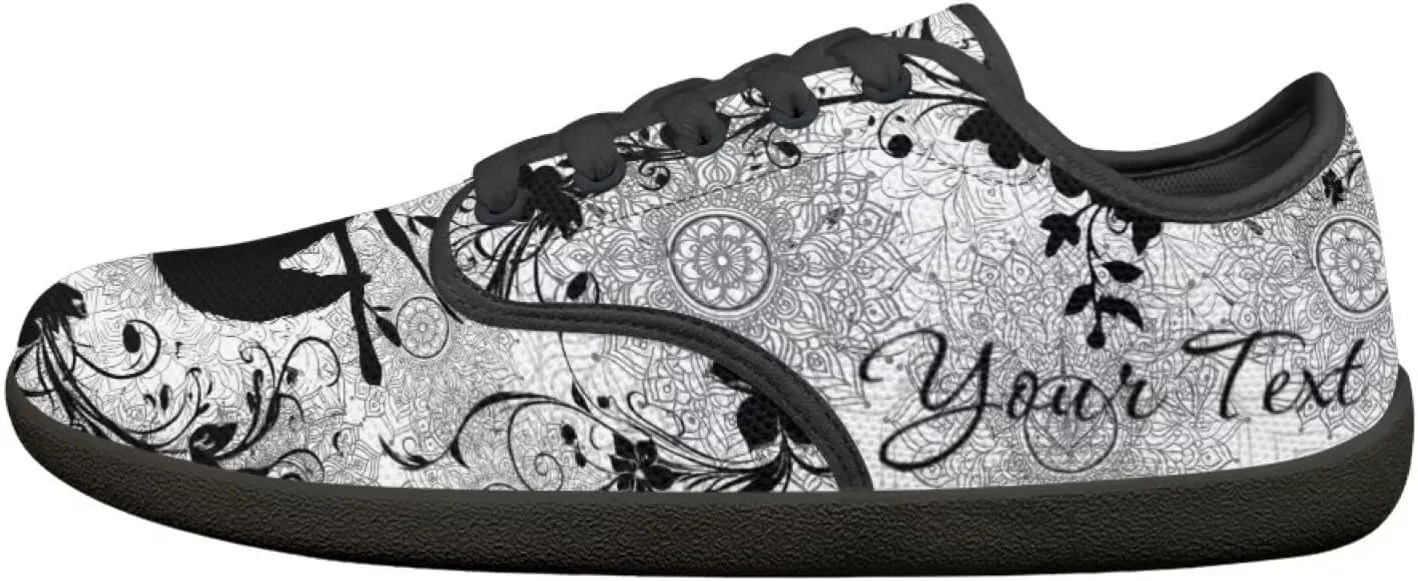 Women's Men's Custom Walking Barefoot Shoes Running Sneakers Slip On Skate Flats Work Loafers