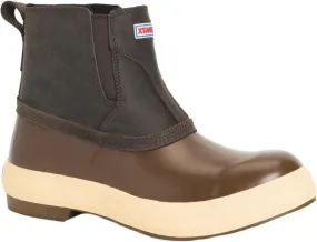 Xtratuf Men's 6" Legacy Chelsea Waterproof Weatherproof Leather Upper Slip Resistant Cushioned Ankle Deck Boots